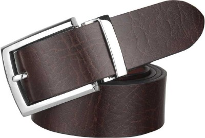 KAEZRI Men Casual Brown Genuine Leather Belt