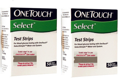 OneTouch Select 100 Glucometer Strips