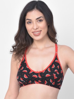 Clovia Women Full Coverage Non Padded Bra(Blue, Red)