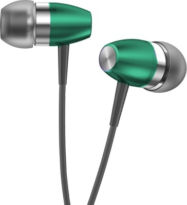 DUDAO Wired Dynamic Bass Stereo Earphone with Mic for Mobile Wired Headset(Green, In the Ear)