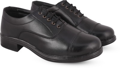 KHILADI SHOES Mens Derby Police Laceup Police Shoes Oxford For Men (Black) Oxford For Men(Black)