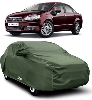 VITSOA Car Cover For Fiat Linea Classic (With Mirror Pockets)(Green)