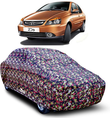 XAFO Car Cover For Tata Indigo CS (With Mirror Pockets)(Multicolor)