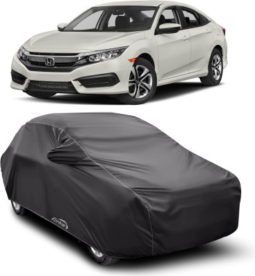 DROHAR Car Cover For Honda Civic (With Mirror Pockets)(Grey)