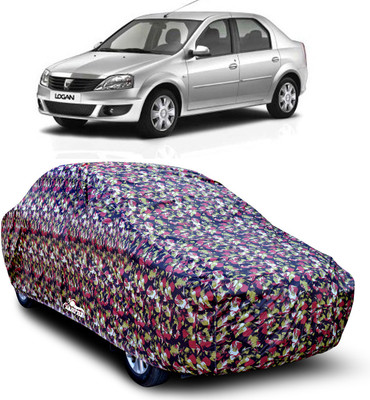 XAFO Car Cover For Mahindra Logan Edge (With Mirror Pockets)(Multicolor)