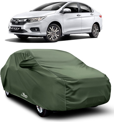 XAFO Car Cover For Honda City ZX (With Mirror Pockets)(Green)