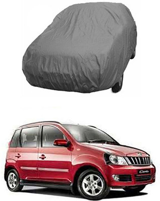 THE REAL ARV Car Cover For Mahindra Quanto (With Mirror Pockets)(Grey)