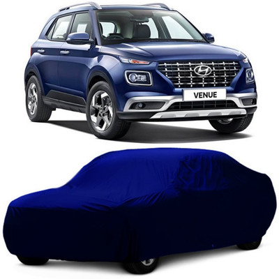 Chiefride Car Cover For Hyundai Venue (Without Mirror Pockets)(Blue)