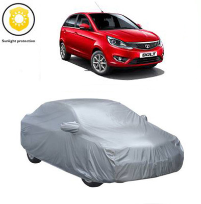 RPSENTTERPR Car Cover For Tata Bolt (With Mirror Pockets)(Silver)