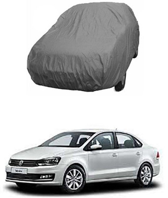 Wadhwa Creations Car Cover For Volkswagen Vento (Without Mirror Pockets)(Grey)
