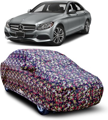 AARTRI Car Cover For Mercedes Benz C-Class (With Mirror Pockets)(Multicolor)