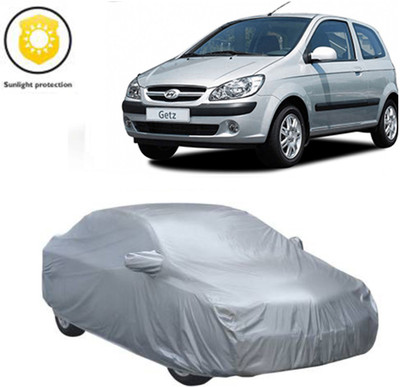 RPSENTTERPR Car Cover For Hyundai Getz (With Mirror Pockets)(Silver, For 2020 Models)