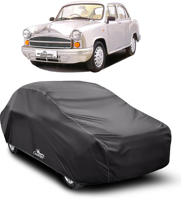 XAFO Car Cover For HM Ambassador MPFi (With Mirror Pockets)(Grey)