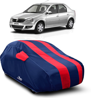 XAFO Car Cover For Mahindra Logan Edge (With Mirror Pockets)(Red)