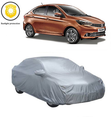 RPSENTTERPR Car Cover For Tata Tigor (With Mirror Pockets)(Silver, For 2020 Models)