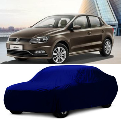 Chiefride Car Cover For Volkswagen Ameo (Without Mirror Pockets)(Blue)