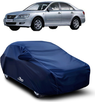 XAFO Car Cover For Hyundai Sonata Embera (With Mirror Pockets)(Blue)