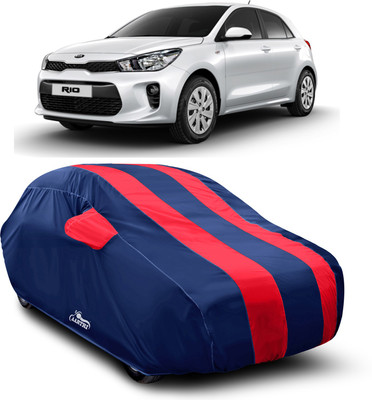 XAFO Car Cover For Kia Rio (With Mirror Pockets)(Red)