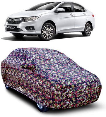 XAFO Car Cover For Honda City ZX (With Mirror Pockets)(Multicolor)