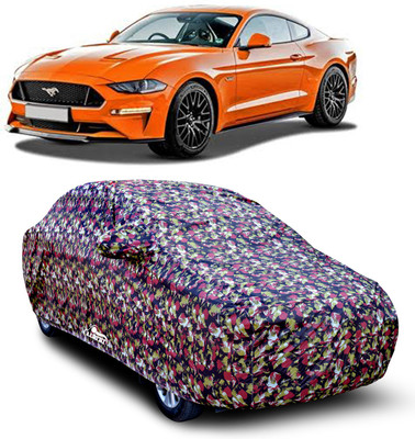 XAFO Car Cover For Ford Mustang Facelift (With Mirror Pockets)(Multicolor)