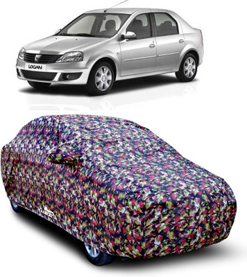 XAFO Car Cover For Mahindra Logan Edge (With Mirror Pockets)(Multicolor)