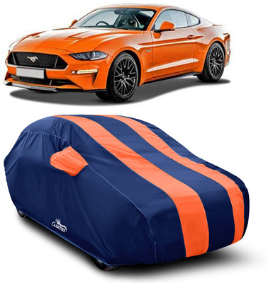 XAFO Car Cover For Ford Mustang Facelift (With Mirror Pockets)(Orange)