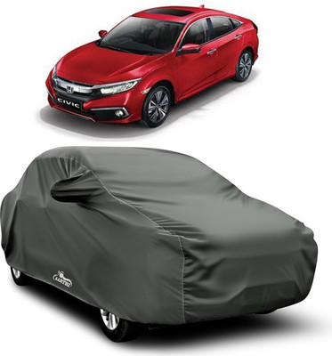 XAFO Car Cover For Honda Civic (With Mirror Pockets)(Grey)