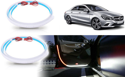 Selifaur 2 Pcs 48 Inch Car Door Opening Warning LED Strips Safety Light For CLA-Class Car Fancy Lights(Red, White)