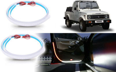 Selifaur 2 Pcs 48 Inch Car Door Opening Warning LED Strips Safety Light For Gypsy_Mg410 Car Fancy Lights(Red, White)