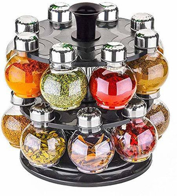 Jiya Enterprise Spice Set Plastic(16 Piece)