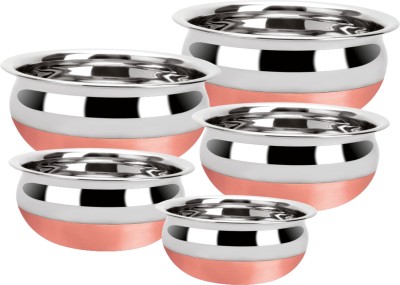 Renberg Steelix Pot Cookware Set  (Stainless Steel, 5 - Piece)