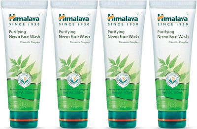 HIMALAYA NEEM FACE WASH 100ML PACK 4 Face Wash(400 ml)