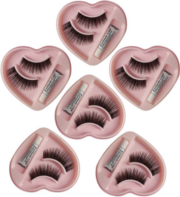 JOTKAPARKASH 002 False eyelash [pack of 6] waterproof & Reusable(Pack of 6)