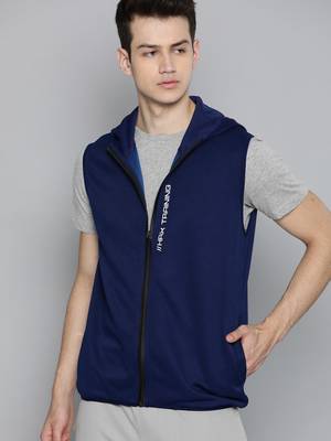 HRX by Hrithik Roshan Sleeveless Solid Men Jacket Price History