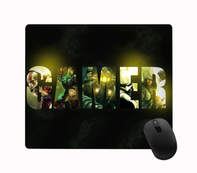ARTBUG Designer Printed Non-Slip Soft Mouse Pad for Optical/Laser Mouse (23cm x 19cm)- 250 Non Slip Base Mousepad(Multicolor)