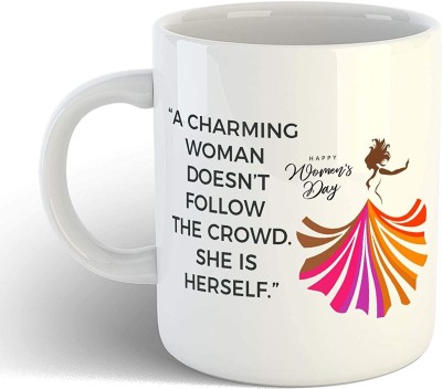 Vidaara She is Herself Ceramic Coffee Mug(300 ml)