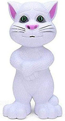 AS TRADERS Talking Tom Cat Toy For Kids Intelligent Speaking Repeats What You Say_37(White)