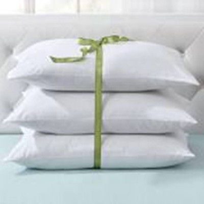 VJSTAR Polyester Fibre Solid Sleeping Pillow Pack of 3(White)