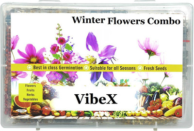 VibeX AFC-89-70-Varieties-Winter Flower Combo Seed(2450 per packet)