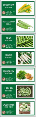 VibeX AFC-94-7-Varieties-Top Selling Vegetable Seeds Combo Seed(245 per packet)