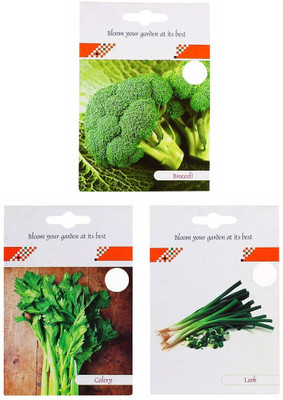 VibeX ® AFC-83-3-Varieties-Broccoli, Celery, Leek Seed(105 per packet)
