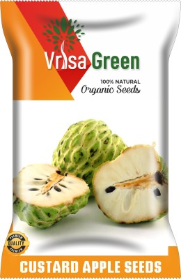 Vrisa Green CUSTARD APPLE Seed(20 per packet)