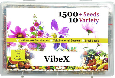 CYBEXIS 10-Varieties-F1 Hybrid Seeds Combo Set Seed(10 g)