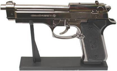 VK MART 9mm GUN SHAPE Cigarette Pocket Lighter(BLACK, SILVER)