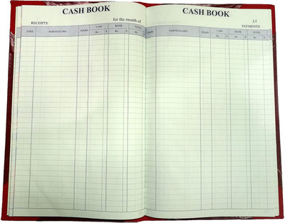 LRS Bank Column Cash Book - Register Size - 34 x 21 cm - 70 GSM Ledger Paper - Half Canvas Bound with Rexine Cover (200 Pages) Size - 34 x 21 cm - 70 GSM 1-Part Column Cash Book(140 Sets) LRS Bank Column Cash Book - Register Size - 34 x 21 cm - 70 GSM Ledger Paper - Half Canvas Bound with Rexine Cover (200 Pages) Size - 34 x 21 cm - 70 GSM 1-Part Column Cash Book(140 Sets)