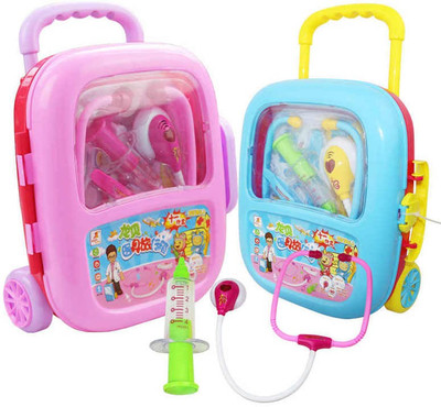 Mt hub Kids Play House Plastic Toys Doctor Set Baby Toys Play Set Simulation Medicine Box
