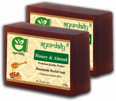 Ayurdaily Honey & Almond Soap(2 x 125 g)