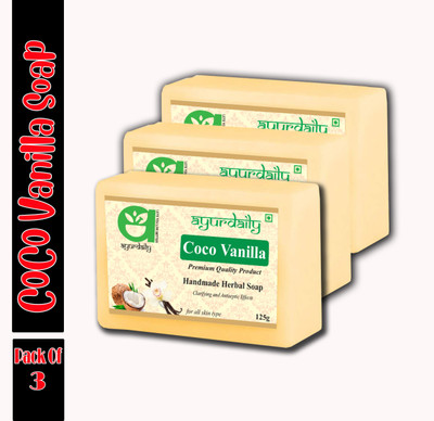 Ayurdaily Coco Vanilla Soap(3 x 125 g)