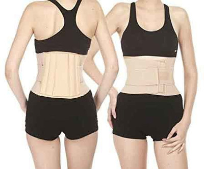 Leosportz Lumbo Sacral (L.S Belt) Corset- Back Pain Belt Abdominal Belt(Brown)