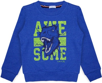 Luke and Lilly Full Sleeve Graphic Print Boys Sweatshirt